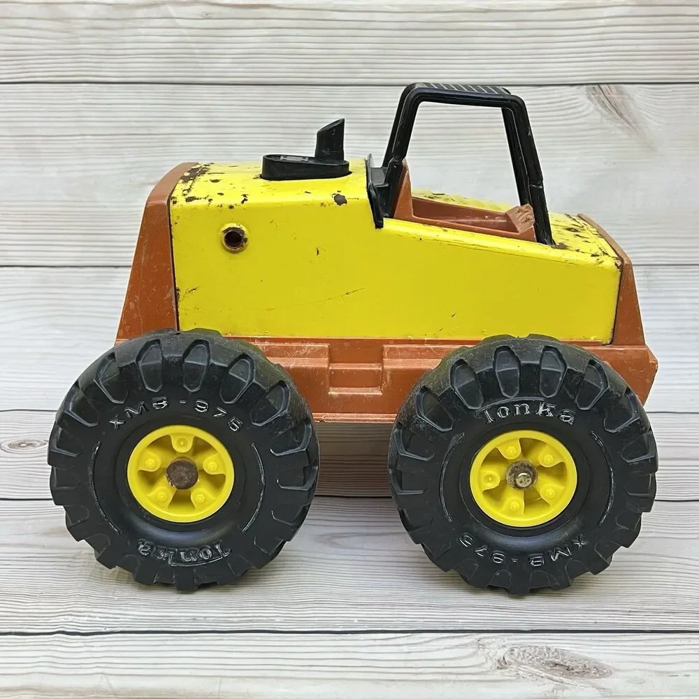 RARE Vintage Mighty Tonka Truck Strong Arm Loader 1978 Steel Toy CAB ONLY Orange
